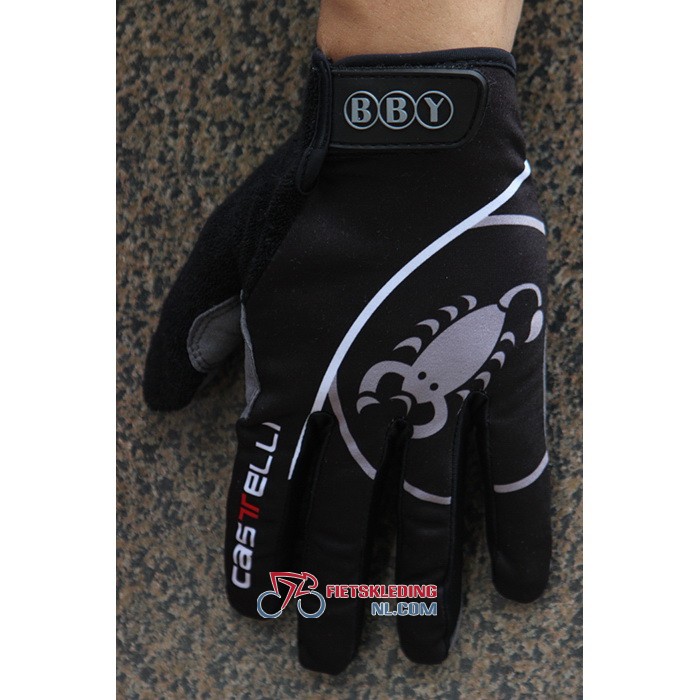 2020 Castelli Garmin Lange Handschoenen Zwart